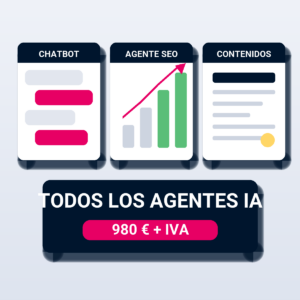 Pack Agentes IA: chatbot, agente SEO y agente de contenidos
