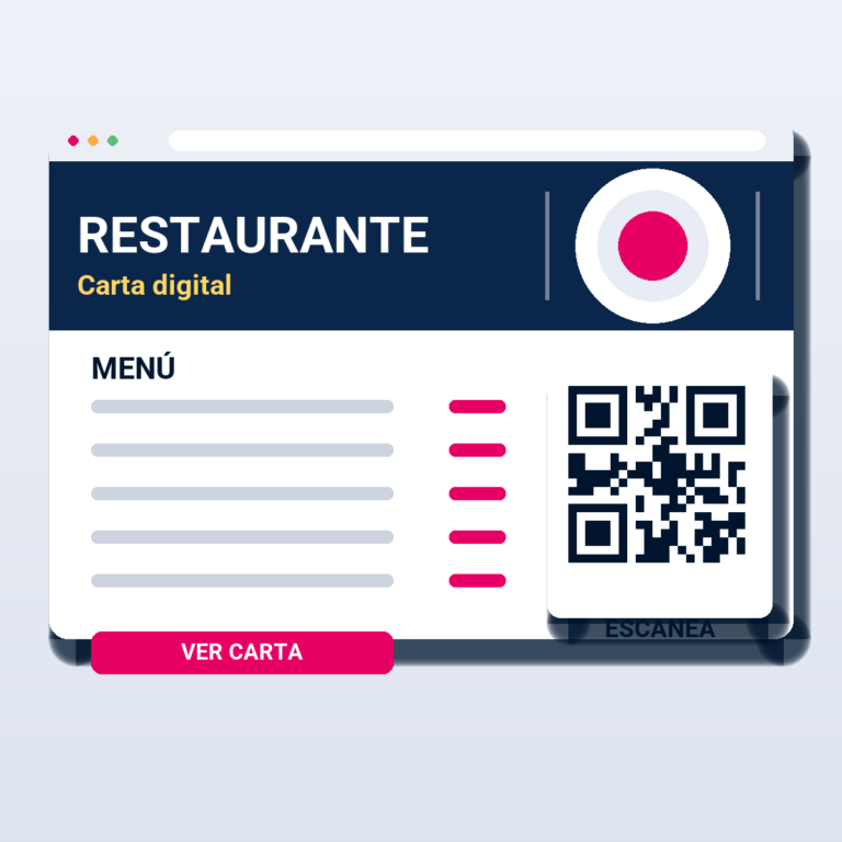 Pack web con carta QR + fotos